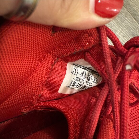 Nike Mens Roshe One Run Triple Red Varsity Red 511881-666 Running Shoe Size 11.5 - Picture 9 of 9